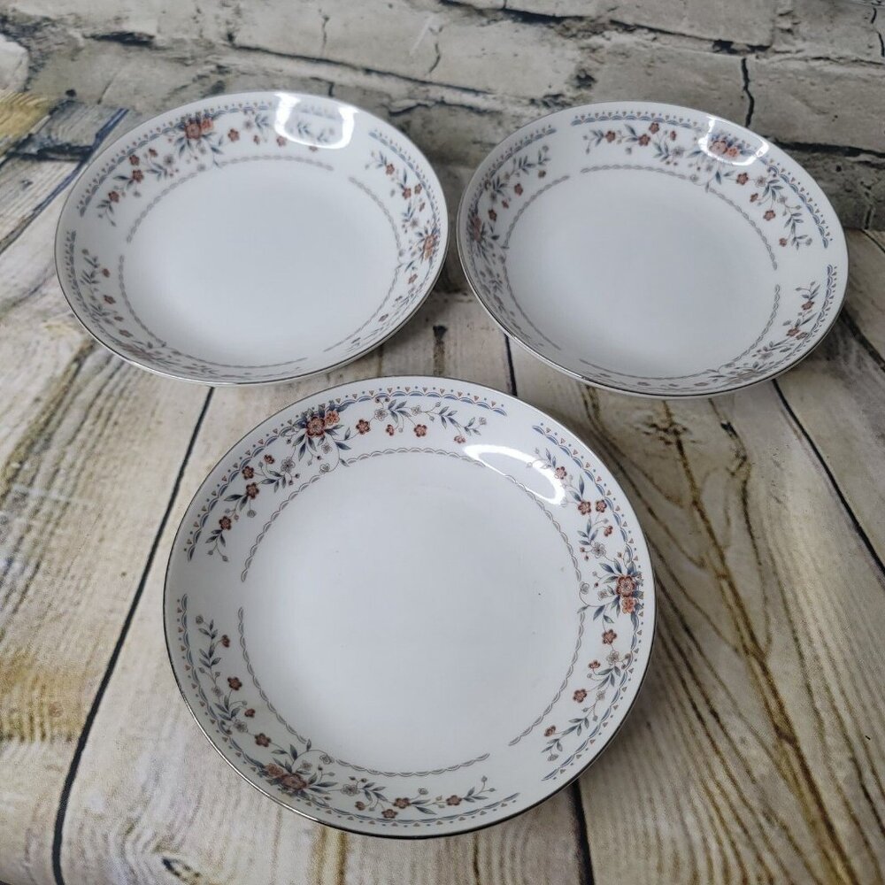 Vintage Fine China Claremont Japan Small Berry Dessert Bowl 5.5 Inch Set of 3